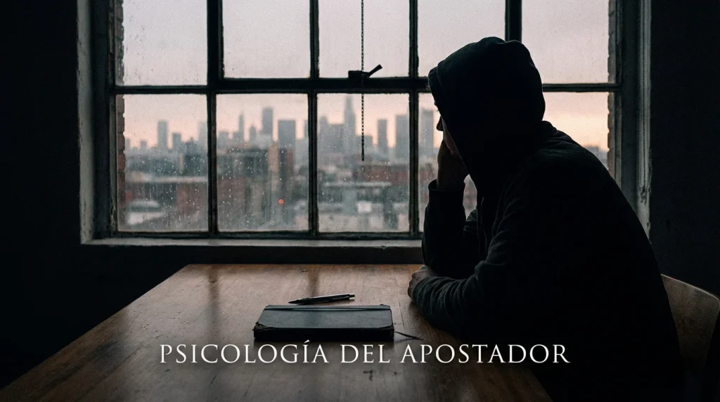 Silueta de una persona pensativa frente a una ventana con luz natural reflejando concentración y calma